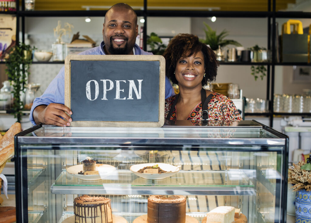 Casal de empreendedores